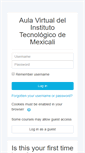 Mobile Screenshot of moodle.itmexicali.edu.mx